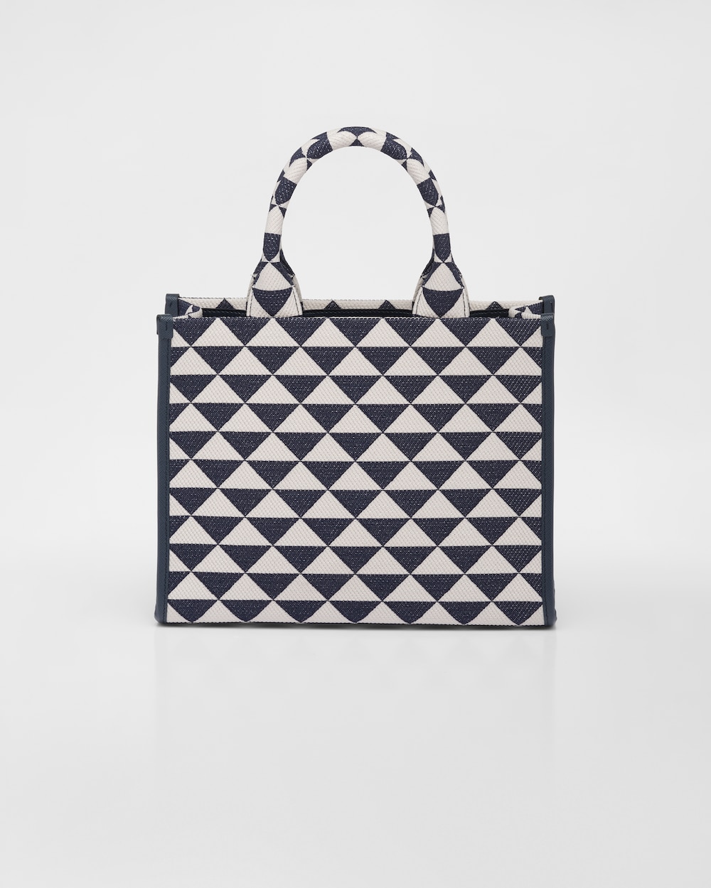 Small Prada Symbole Embroidered Fabric Handbag - Image 6